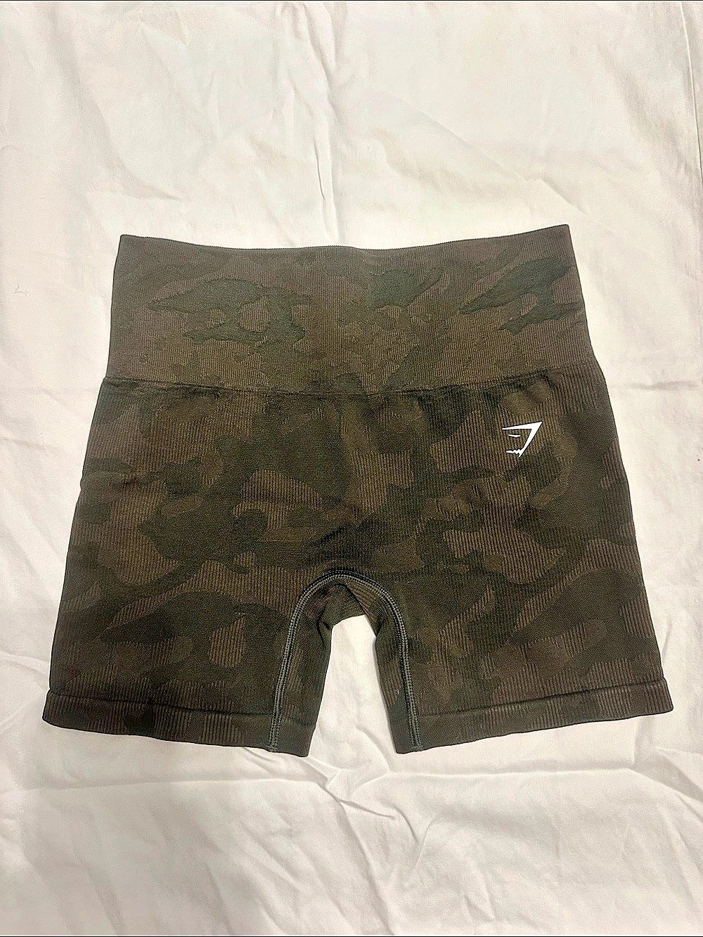 Gymshark Adapt Camo Seamless Shorts Green & Black